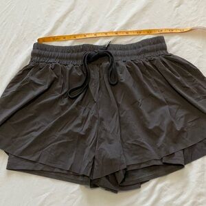 Women's Gray running Shorts
